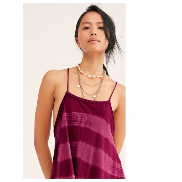 FREE PEOPLE BOHO FLOWY TUNIC MINI TANK DRESS A3C - Picture 7 of 16